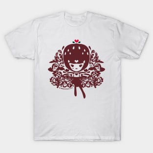 whimsical strawberry girl T-Shirt